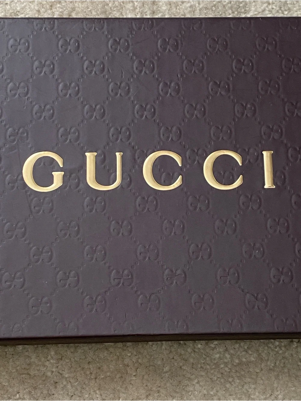 Gucci Luxury Cream and Coral Patterned Home Throw by Unknown Brand